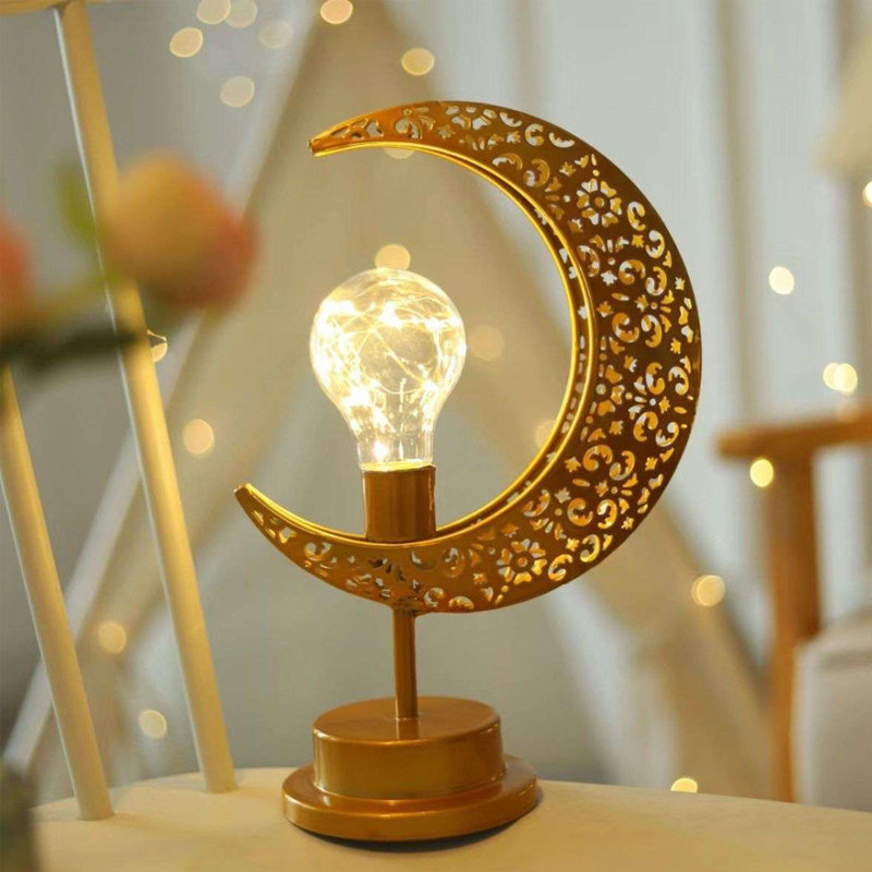 Lampe DEL en fer forgé Moon Castle