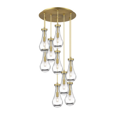 Luminaire suspendu à 9 lumières Rameriz