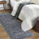Ingrid Machine Woven Oriental Navy Area Rug