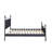Gresia - Complete Bed - King - Matte Black Finish-2094223803