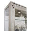 Vitrine en argent vieilli Goode
