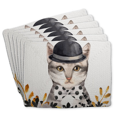Chic Cat Braided Polyester Masvingo Set of 6 - Home Decor