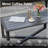 2-Piece Wicker Patio Conversation Set With Gray Cushions & Coffee Table-1744725454
