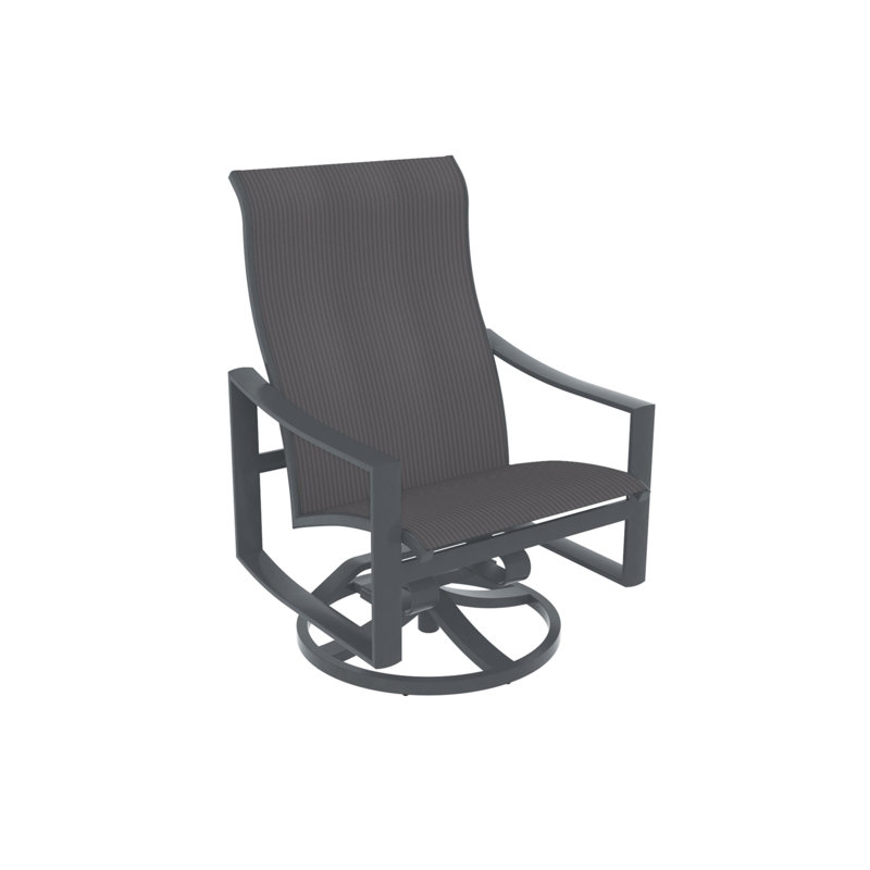 Kenzo Outdoor Dining Armchair, Graphite, Rincon