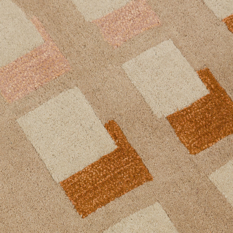 Ombra Hand Tufted Wool Geometric Area Rug, Rectangle 6'5" x 9'8"