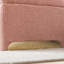 Repose-pieds rembourré en tissu Dant Boucle-1732949816