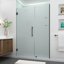 Porte de douche à charnière sans cadre 57 po x 72 po Belmore GS-105493358-105493352