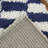 Timandra Navy/Beige Checkered Scallop Border Area Rug-1476212556