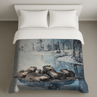 Housse de couette Beavers Bedding Animals Rustic