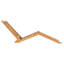 Saunders 160cm Long Reclining Teak Single Chaise