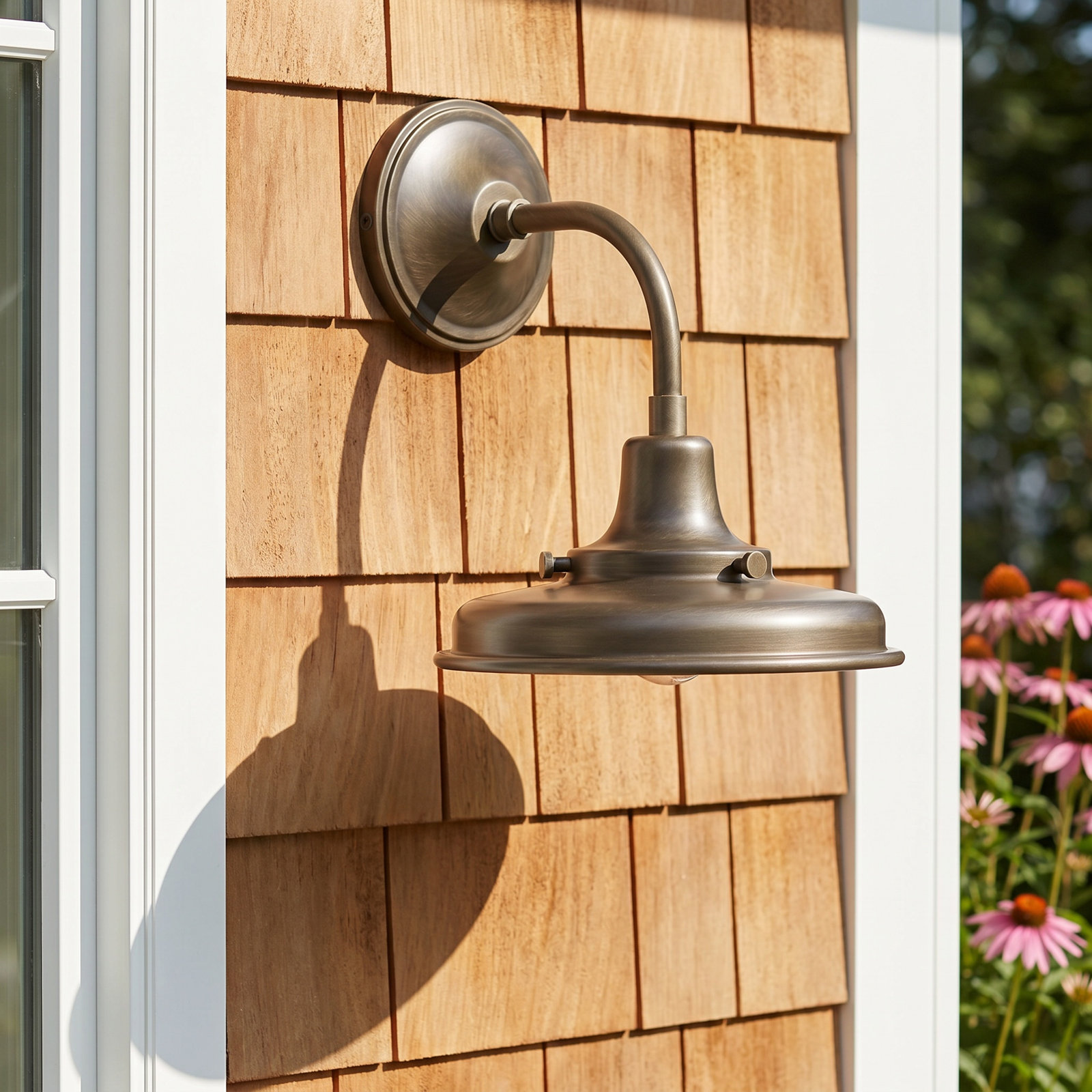 Ander Outdoor Wall Lantern, Bronze, Burnished Bronze, 11.63'' H x 10'' W x 11.38'' D
