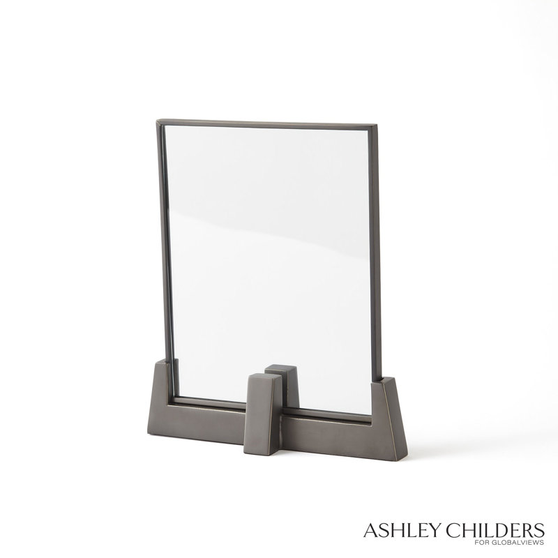 Hestia Picture Frame-Lg, 8" x 10", Gray