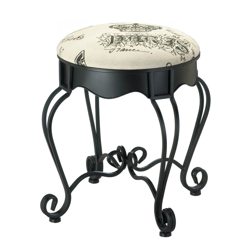 Cashious Iron Accent Stool
