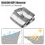 Yescom 7FT 97% UV Block Triangle Sun Shade Sail Decor Patio Pool Garden Yard Lawn Carport Housse filet Auvent Auvent Café + Blanc-57093074