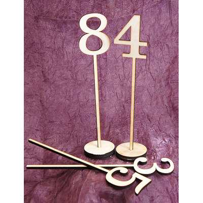 Text & Numbers Letter Block