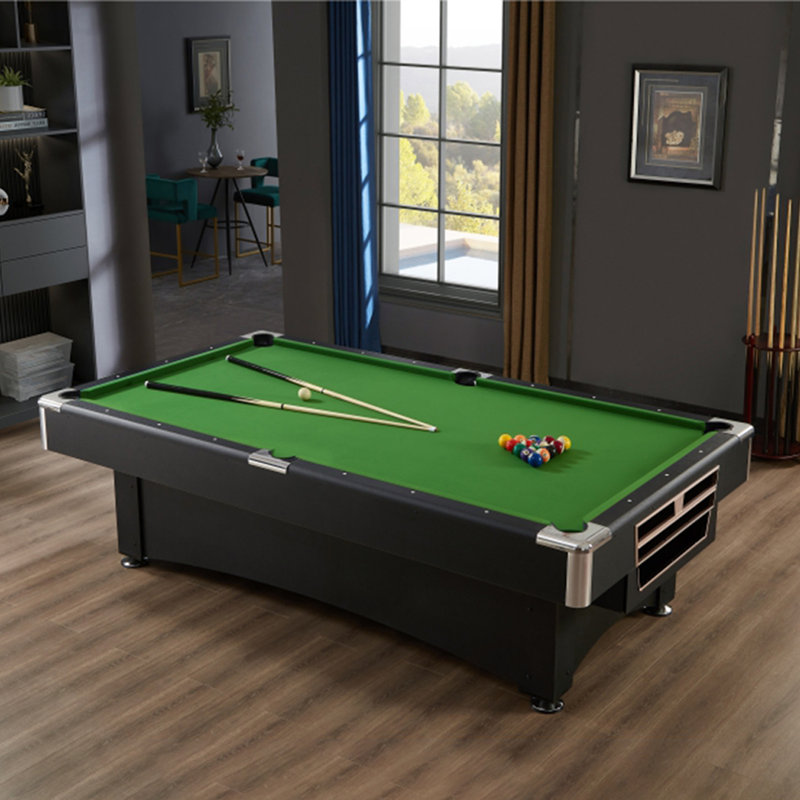 IQOWEL Multi Game Pool Table, 32" H x 108" L x 60" W, Green, Black