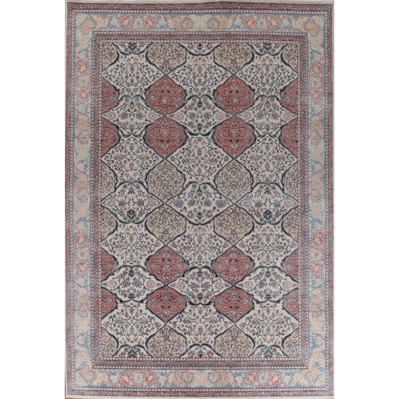 Tapis géométrique turc 9 x 12