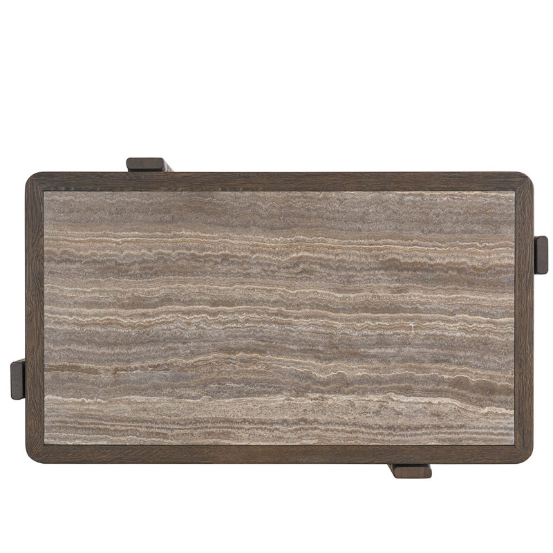 Modern Cocktail Table, Brown