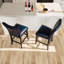 Tabouret de bar moderne en similicuir noir LUMera-419749257-530384752