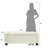 Banc de rangement avec repose-pieds 49 po-194189392