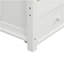 Lit de jour en bois avec trois tiroirs, lit de jour simple, sans sommier, blanc