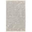 Tapis géométrique fait à la main gris / blanc Rowan-12785175