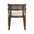 Chassidi Upholstered Solid Wood and Rattan Armchairs-1808980296