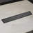 24 In.  Linear Grid Shower Drain With Leveling Feet And Flange In Matte Black