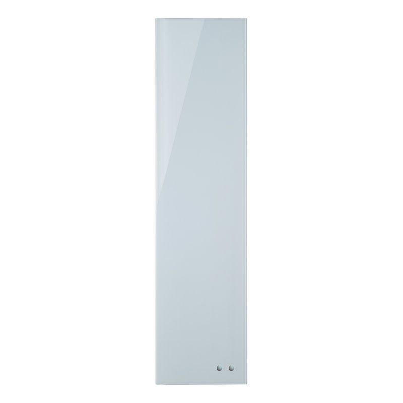 Memo Wall Mounted Magnetic Glass Board, White, 48cm H x 78cm L x 4cm D