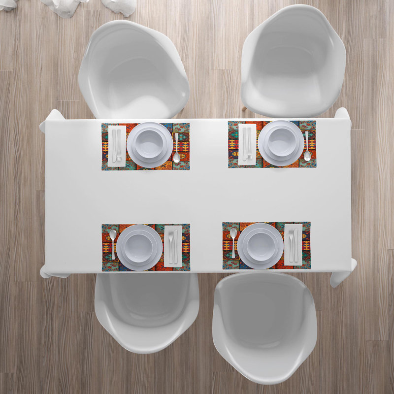Polyester Abstract Rectangle Placemat
