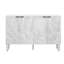 Console de télévision, meuble télé moderne, centre de divertissement, console multimédia avec 2 espaces de rangement spacieux-2117682716