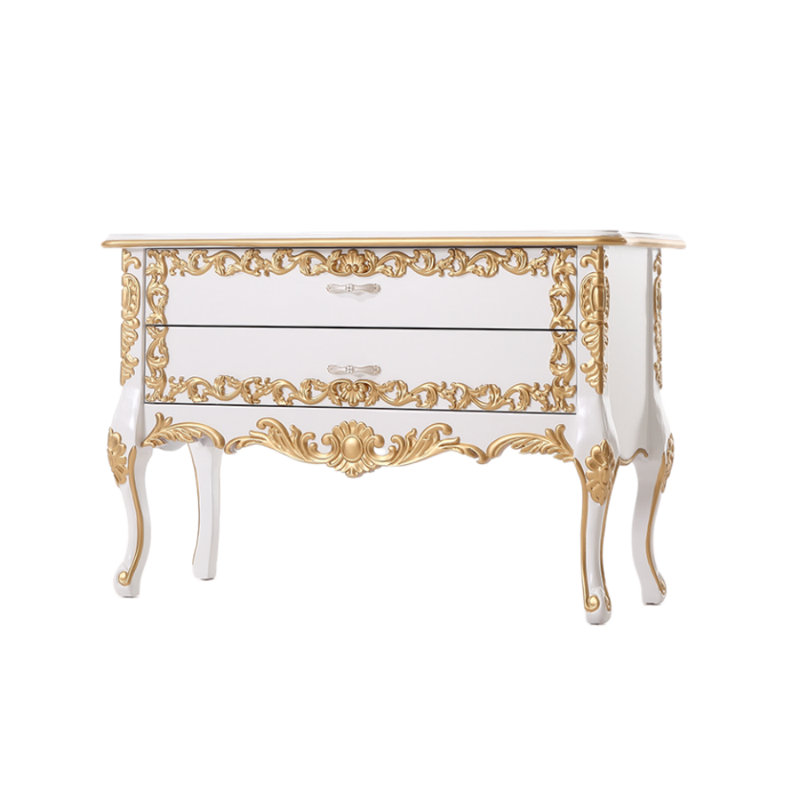 Commode d'appoint Neoclassical Porch, Blanc
