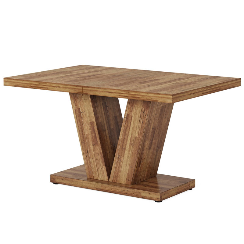 47.24" Walnut Brown Dining Table, Walnut Brown