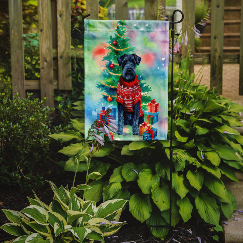 Drapeau de jardin en polyester à 2 faces, H 15,5 po x l 11,25 po