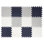 Easy Playhouse: Tapis de jeu pour carrelage - 12 pièces - noir, blanc, blanc