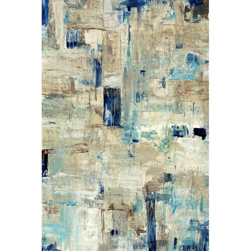 Aqua Separation II by Timothy O' Toole - No Frame Painting on Canvas, 30cm H x 20cm W x 3.8cm D