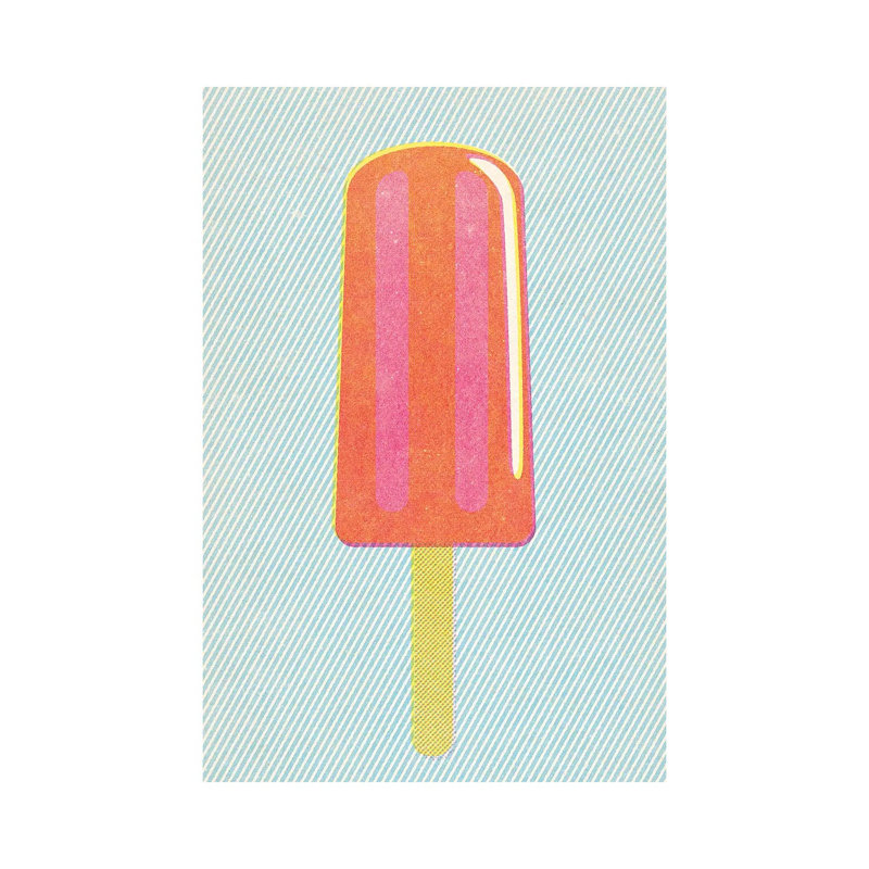 «Popsicle» par Joseph McDermott, impression sur toile tendue, H 26 po x l 18 po x 1,5 po