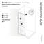 Esprit 34 in. x 78 in. French Monture Single Fixed Shower Panel