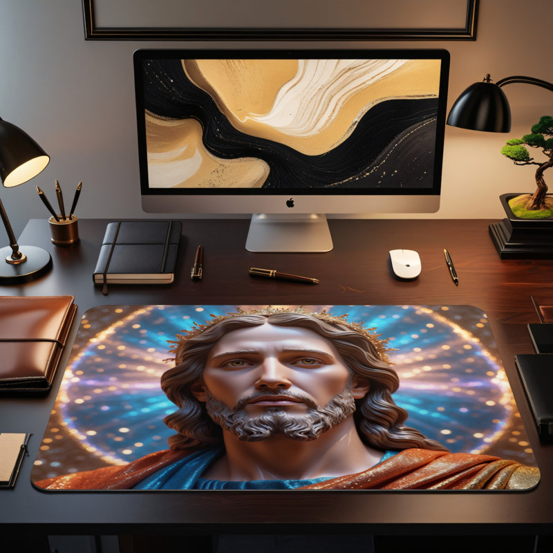 Polyester Desk Pad, 31.5x15.5