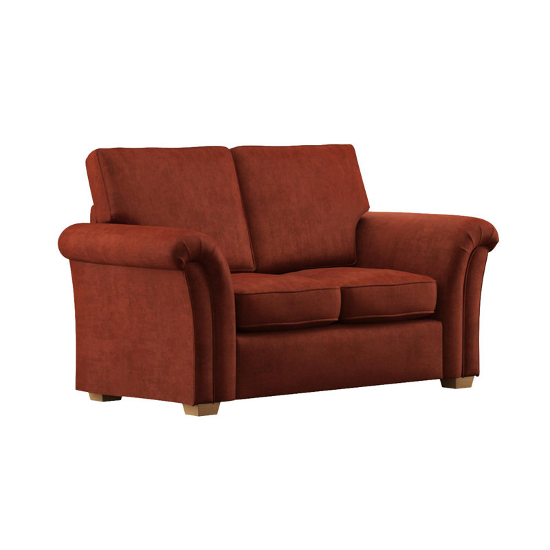 Castleacre Three Seater and Two Seater, Fixed Back, Marmalade