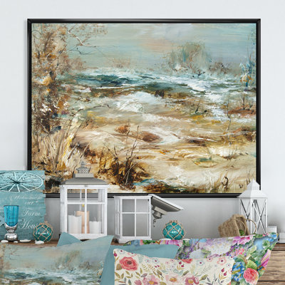 " Cottage Landscape In Winter "