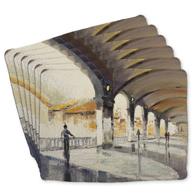 Braided Polyester Placemats Set of 6 - Home Decor Essentials