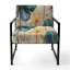 Chaise d'appoint rembourrée Teal-746898175