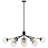 Steel Dimmable Globe Chandelier-581682569-581682583-581682578