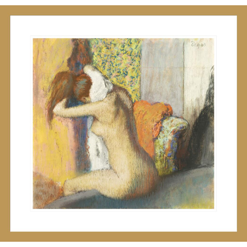 Edgar Degas - estampe numérique encadrée, H 23,5 po x l 24,56 po