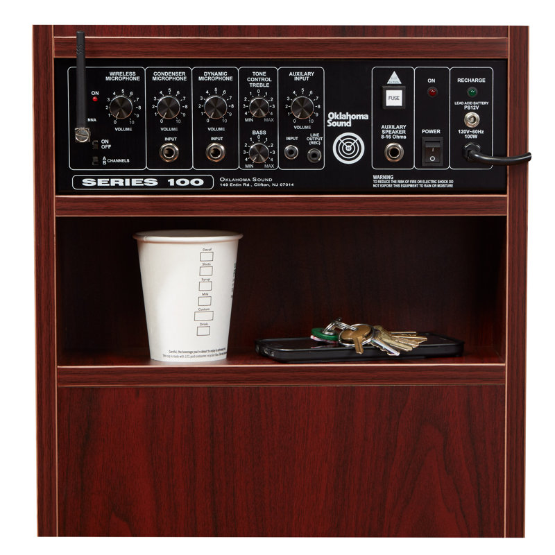 Lutrin Oklahoma Sound® Orator, Acajou
