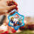 4'' Glass Hanging Figurine Ornament