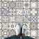 Walkot 120x60 cm Mosaic Tile in Grey/Brown