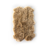Lalo Sheepskin Area Rug in Cream