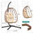 Colona Rattan Swing Egg Chair with Stand